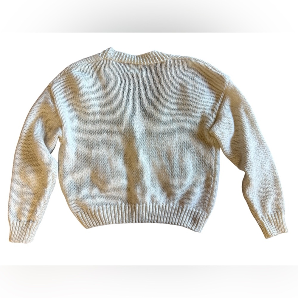 LUNA IVY Kitschy 3D Strawberry Knit Kawaii XS Cardigan Novelty Fruit Sweater Fun - Picture 5 of 9